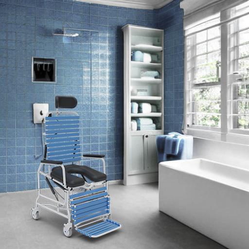 Revive Shower Commode In Bathroom